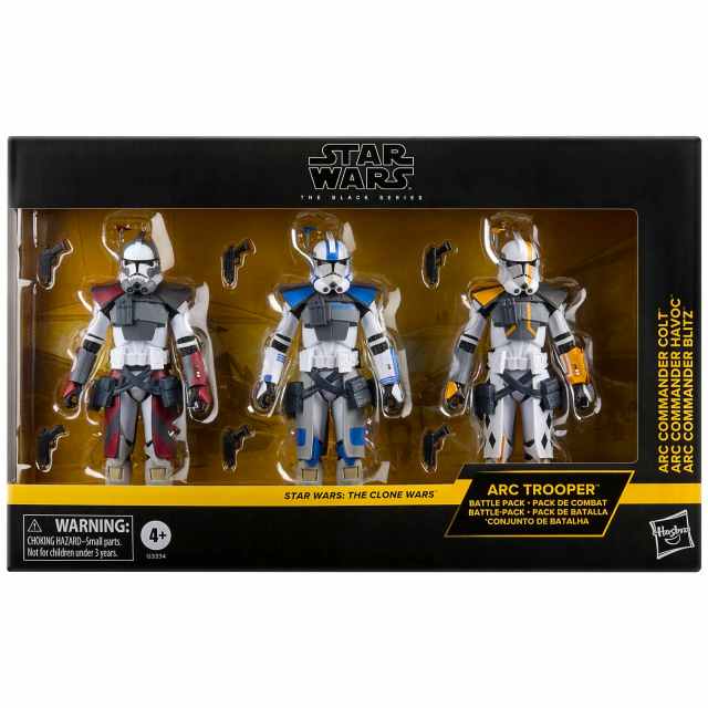 ハズブロ スター・ウォーズ ブラックシリーズ 6インチ アクションフィギュア “ARC トルーパー” 3パック 『クローン・ウォーズ』 ARC コマンダー コルト & ハヴォック & ブリッツ