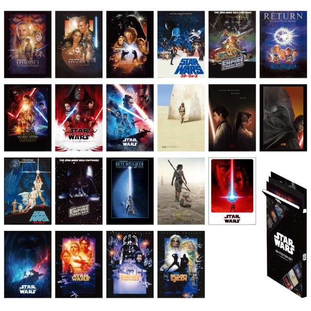スター・ウォーズ インロック IPO-136 スター・ウォーズ サーガ B4サイズ ポスター 21枚セット