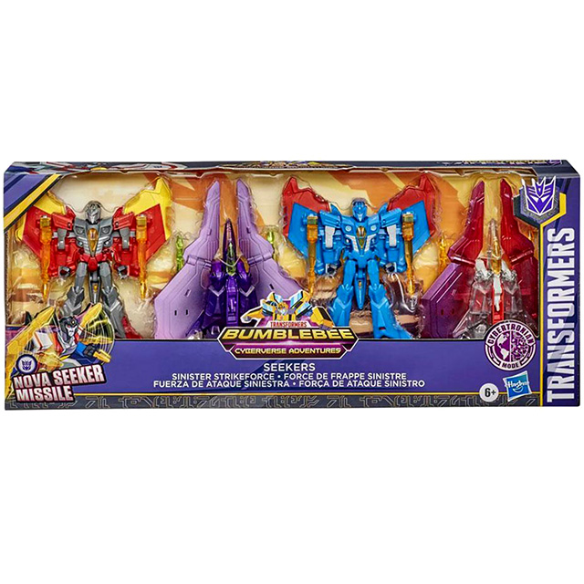 トランスフォーマー サイバーバース アドベンチャーズ ターゲット限定 シーカーズ シニシスターストライクフォース 4パック トランスフォーマー サイバーバース アドベンチャーズ ターゲット限定 シーカーズ シニシスターストライクフォース 4パック