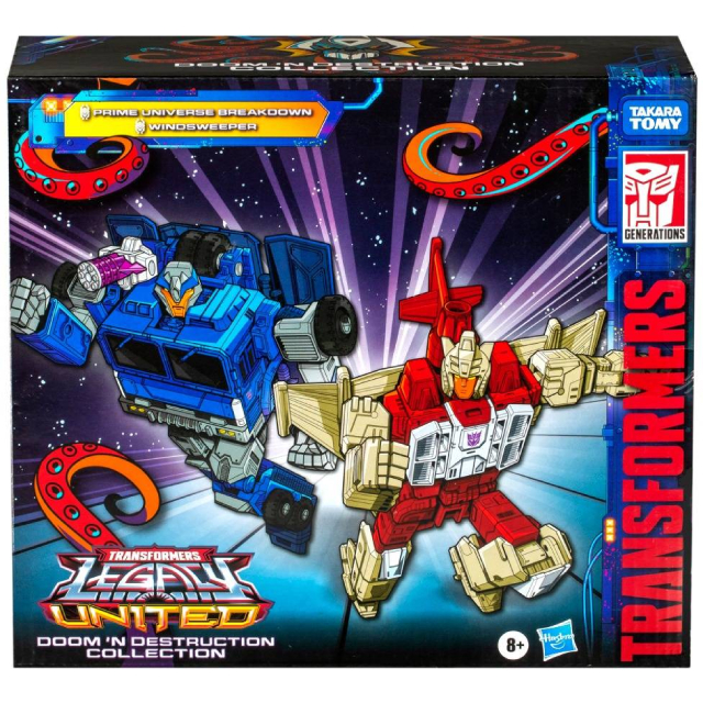 トランスフォーマー ジェネレーションズ 2024 レガシー ユナイテッド "ドゥーム アンド デストラクション" 2パック ブレークダウン & ウインドスイーパー