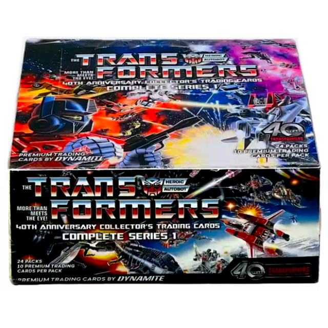 トランスフォーマー 40周年記念 コレクターカード 24パック入り コンプリートセット 1BOX