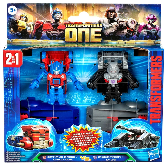ハズブロ トランスフォーマー / ONE レースチェンジャー ボットショット 2パック オプティマスプライム & メガトロン