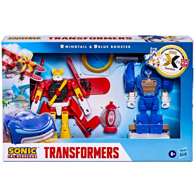 トランスフォーマー x ソニックコラボ ウイングテイル & ブルー ブースター ハズブロ トランスフォーマー X ソニック・ザ・ヘッジホッグ コラボ