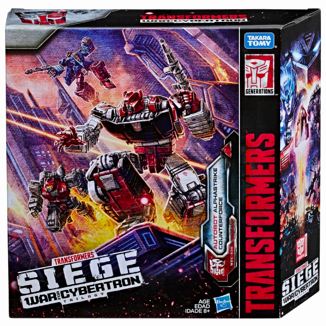 トランスフォーマー ジェネレーションズ 2019 ウォー・フォー・サイバトロン：シージ 3パック WFC-S26 オートボット・アルファストライク・カウンターフォース (クローン・サイドスワイプ & スラムダンス & トレンチフット)