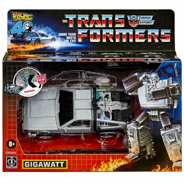ハズブロ トランスフォーマー X バック・トゥー・ザ・フューチャー 40周年記念 コラボシリーズ マッシュアップ デラックスクラス デロリアン ギガワット