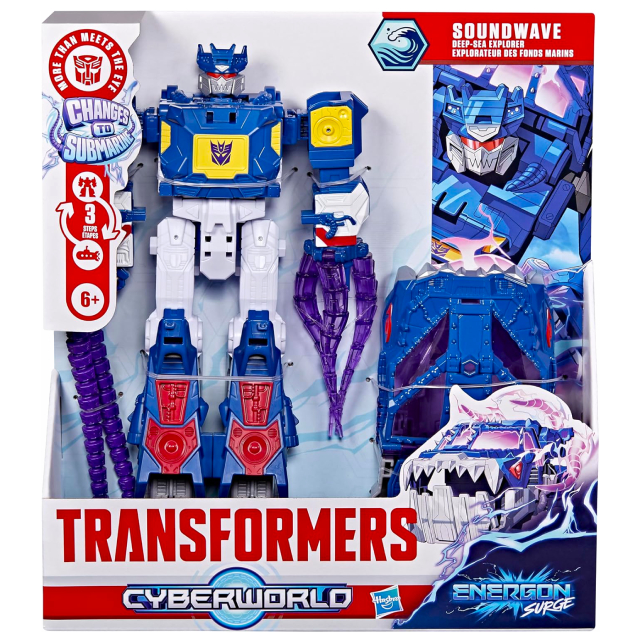 ハズブロ トランスフォーマー 2026 サイバーワールド ディープ・シー・エクスプローラー エネルゴン・サージ サウンドウェーブ