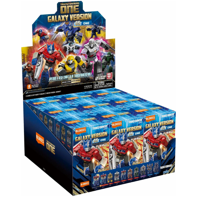 トランスフォーマー ブロッキーズ プラスチック モデルキット ギャラクシーバージョン GV-05 ONE 9個入りボックス