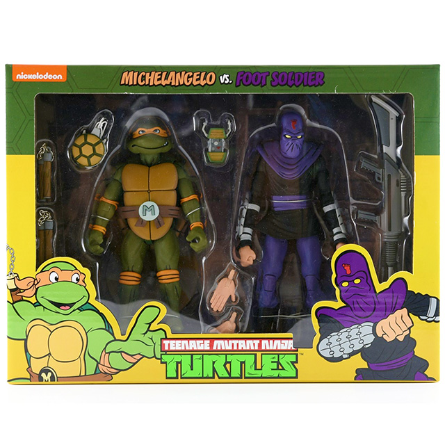 ティーンエイジ ミュータント ニンジャ タートルズ オリジナルシリーズ ネカ ターゲット限定 アクションフィギュア 2パック ミケランジェロ