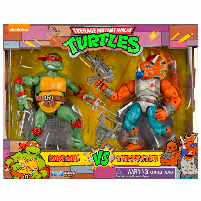 ティーンエイジ ミュータント ニンジャ タートルズ オリジナルシリーズ プレイメイツ 6 5インチ アクションフィギュア 2パック ドナテロ シュレッダー