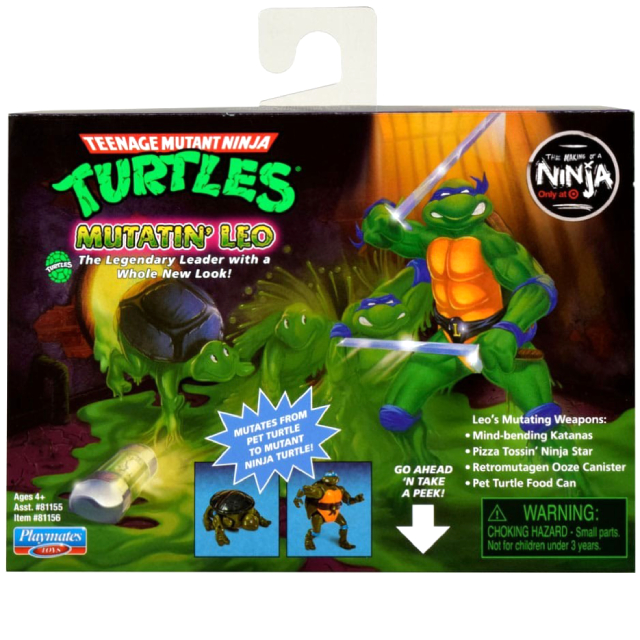 ティーンエイジ・ミュータント・ニンジャ・タートルズ オリジナルシリーズ プレイメイツ ターゲット限定 “メイキング・オブ・ニンジャ” トランス