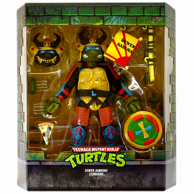  スーパー7 ティーンエイジ・ミュータント・ニンジャ・タートルズ オリジナルシリーズ 7インチ アルティメット アクションフィギュア セワー・サムライ レオナルド
