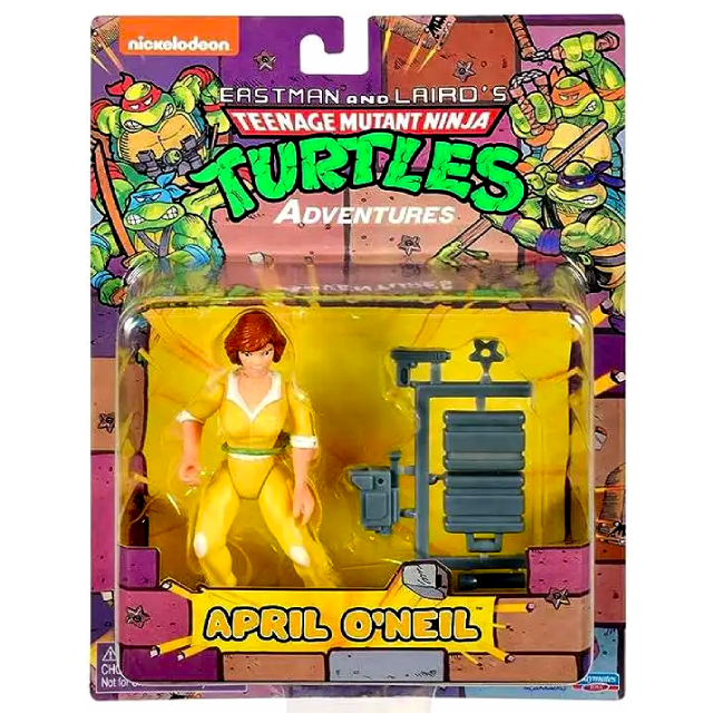 ティーンエイジ・ミュータント・ニンジャ・タートルズ アドベンチャーズ 復刻版 4.5インチ ベーシックフィギュア エイプリル・オニール