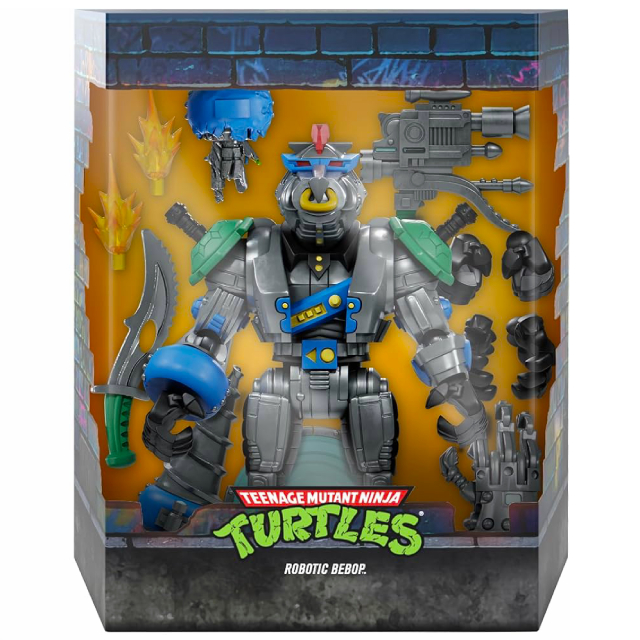スーパー7 ティーンエイジ・ミュータント・ニンジャ・タートルズ オリジナルシリーズ 7インチ アルティメット アクションフィギュア ロボティック・ビーバップ