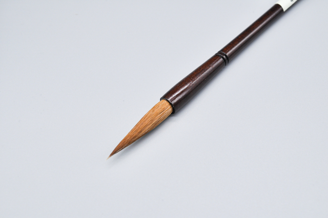 兼毛筆 4号（木軸イタチ巻） 伝統的工芸品豊橋筆 嵩山工房オンライン