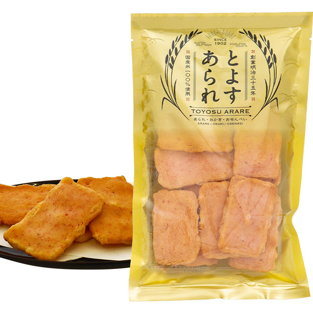 とよすあられ 国産米使用 海老おかき9枚 10袋入