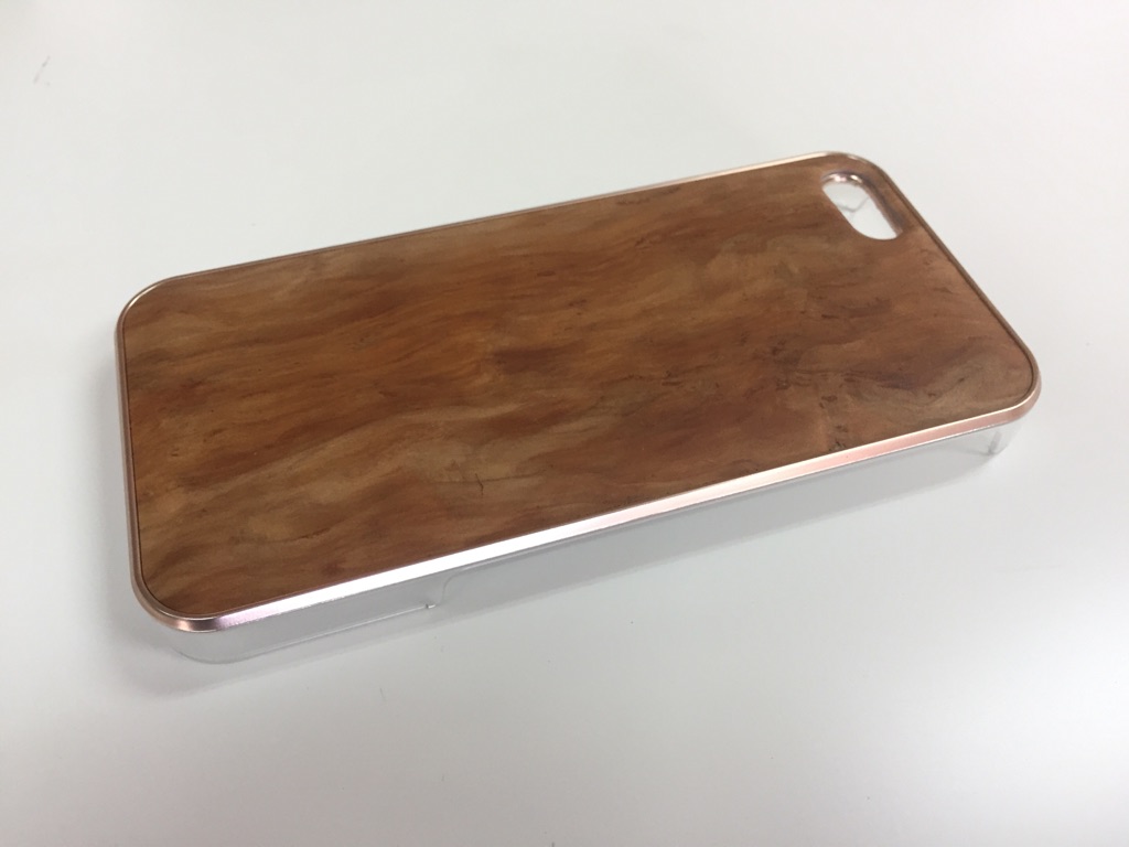 iPhone SE・iPhone 5/5s用　天然木ジャケット　吉野杉バール