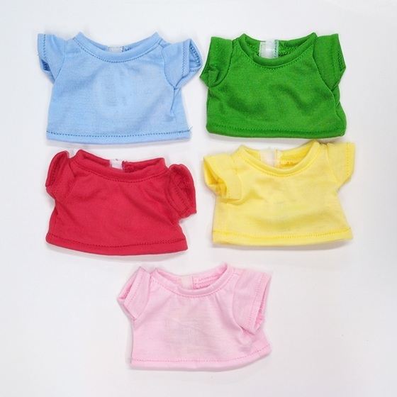 Sサイズ用きせかえ　カラーTシャツ　