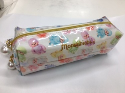 モンチッチダブルファスナーポーチ