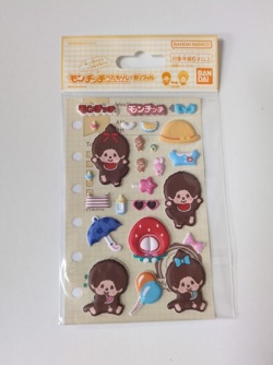 モンチッチ　ぺたもりシール