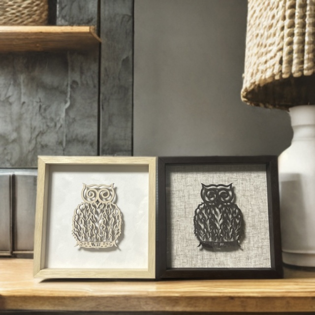 木の切り絵 -コタンコロカムイ-