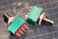 【フットスイッチ】12PIN　FOOT　SWITCH（4DPDT):GREEN