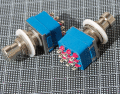 【フットスイッチ】N.B/9PIN　FOOT　SWITCH（3PDT):【１０個１セット】