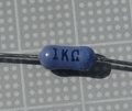 【巻線：ワイヤワウンド抵抗】Sprague　BLUEJACKET　1K/2W