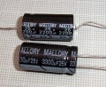 【電解】CDE(CORNELL DUBILIER:Mallory)　SEKシリーズ　2200μ:3300μ/25V
