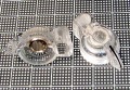 【ノブ】6.35mm（インチタイプ）チキンヘッド：透明クリア【10個セット】
