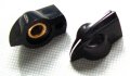 【ノブ】チキンヘッドクラシカルタイプ：6.35mm（インチタイプ)　黒