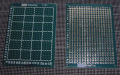 【基板】ガラスエポキシ　５０mm×70mm 高級タイプ　(青緑）　【10枚1セット】