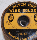 【DUTCH BOY】ヴィンテージWIRE SOLDER 10cm単位切り売り/お一人様1点