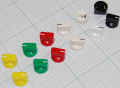 【ノブ】スタンダード：6.35mm（インチタイプ)/カラー各種　ネジ混在