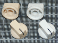【ノブ】スタンダード：6.35mm（インチタイプ)　白　クリーム