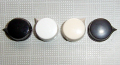 【ノブ】インチタイプ（6.35mm)：ねじ固定式　knurled