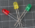【発光ダイオード】5mm：Red・yellow・green