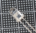 【発光ダイオード】5mm：超高輝度LCD　WATER CLEAR TYPE/赤・黄・青・白・オレンジ