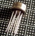 【オペアンプ】LM-308AH:ナショナルセミコンダクター社製（メタル缶）