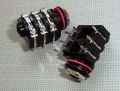 【ジャック】NB（ノーブランド）：STEREO（スイッチ付）メタルナット　PCB端子【10個セット】