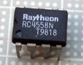 【オペアンプ】RC4558N：Raytheon社製