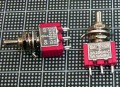 【ミニトグルスイッチ】N.B/3PIN　ON-OFF-ON　SWITCH(SPDT)【ショートピン】