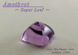 アメシスト☆シュガーローフ10mm☆6.25ct.