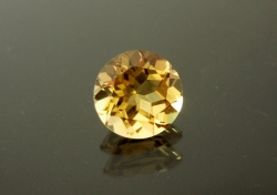 ザンビア産カナリートルマリン☆ラウンドシェイプ☆約５mm☆0.48ct.