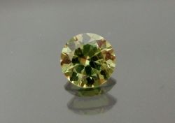 【高品質ルース】虹色の輝きが美しい！！ロシア産デマントイドガーネット宝石ルース0.23カラット3.7mmラウンドシェイプ