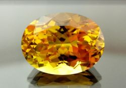 ザンビア産ゴールデントルマリン☆オーバル13x10mm☆5.37ct.