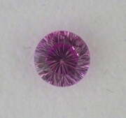 スリランカ産ピンクサファイアルース0.69ctラウンドコンケイブカット5.0x3.33