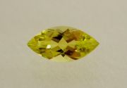 【高品質ルース】ザンビア産　カナリートルマリン　約0.3ct.マーキスシェイプ7x3.5mm