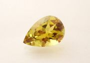 【高品質ルース】ザンビア産　カナリートルマリン　1.86カラット　ペアシェイプ10ｘ7mm