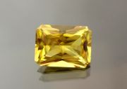 【高品質ルース】ザンビア産　カナリートルマリン1.30ct.オクタゴンシェイプ8ｘ6mmラディアントカット