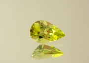 ザンビア産カナリートルマリン☆ペアシェイプ8x5mm☆0.78ct.